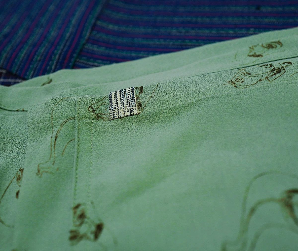 Visvim visvim Harmon S/S Roadster Shirt in Green Size US S / EU 44-46 / 1 - 4 Thumbnail