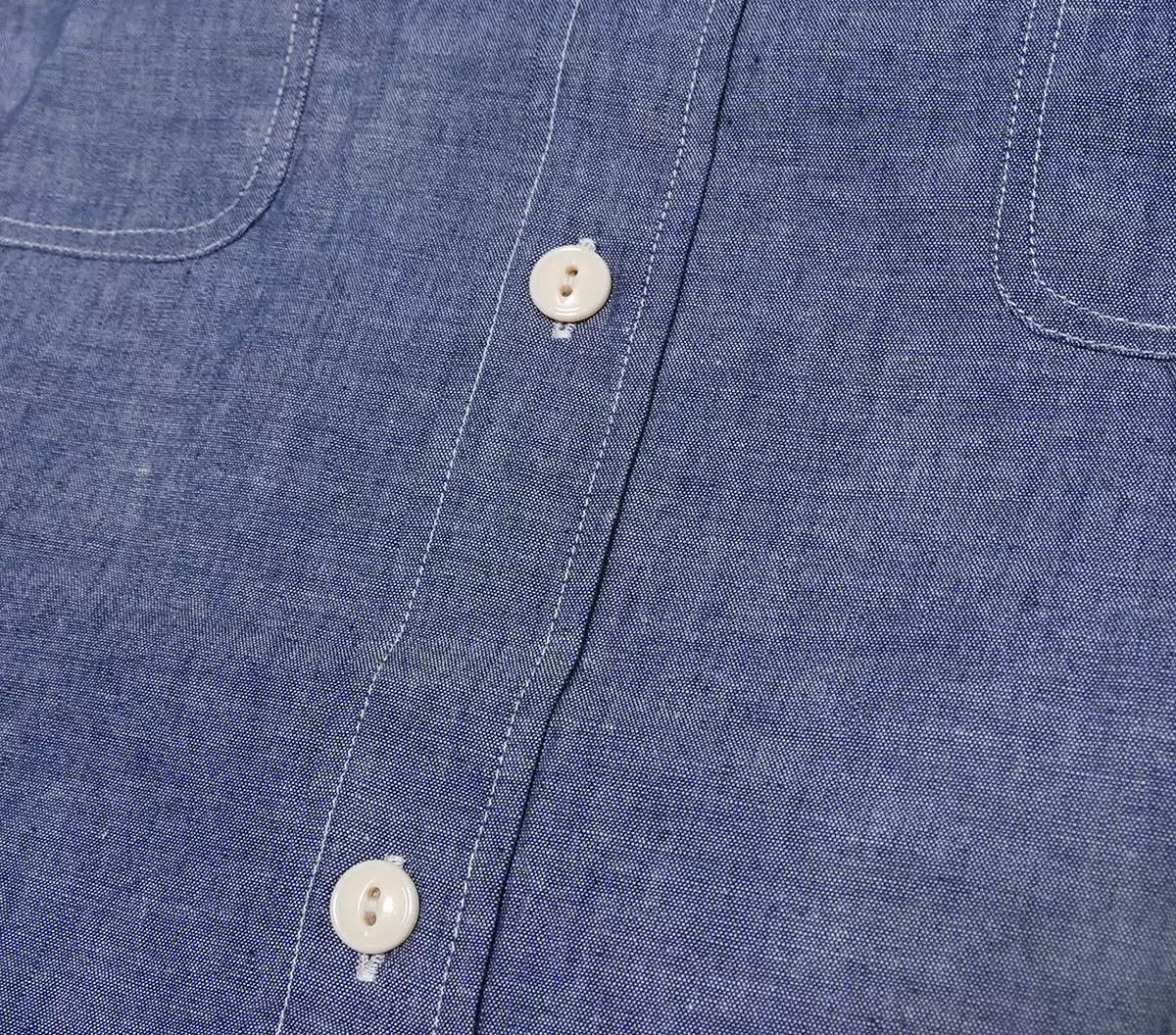 Sugar Cane sugar cane blue chambray work shirt xl Size US XL / EU 56 / 4 - 4 Thumbnail