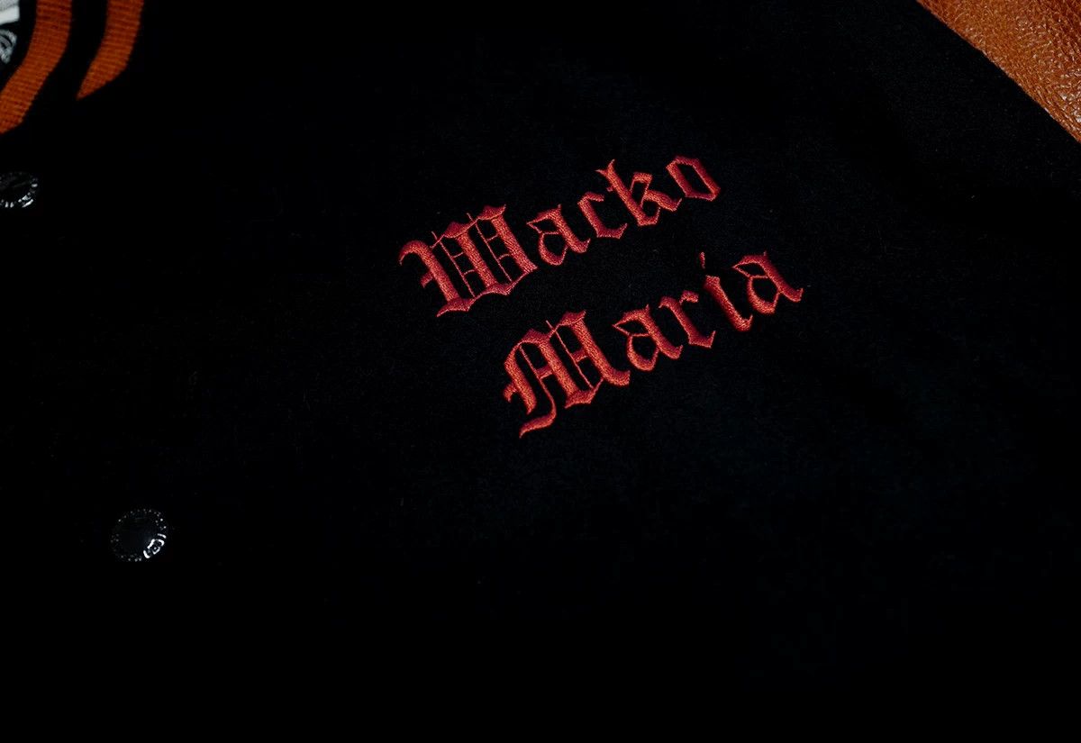 Wacko Maria wacko maria varsity jacket with leather sleeves Size US XL / EU 56 / 4 - 3 Thumbnail