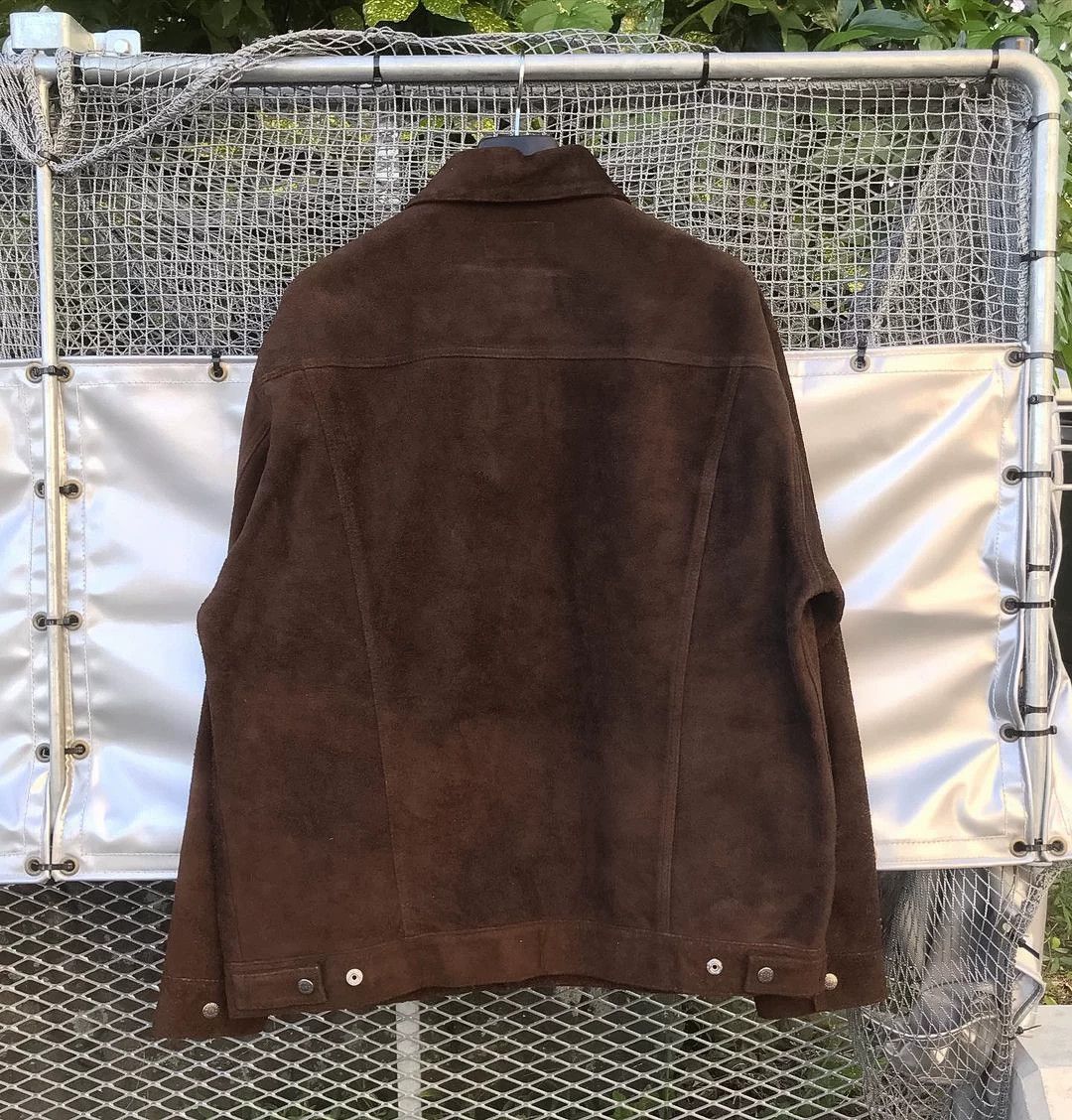 Wacko Maria wacko maria leather trucker jacket Size US M / EU 48-50 / 2 - 3 Thumbnail