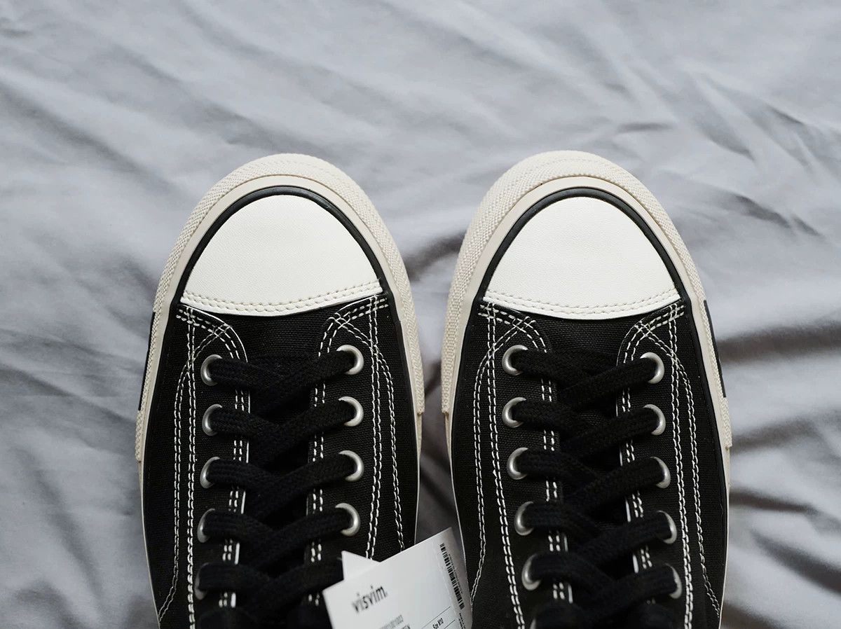 Visvim visvim skagway hi canvas sneakers black and white Size US 10.5 / EU 43-44 - 3 Thumbnail