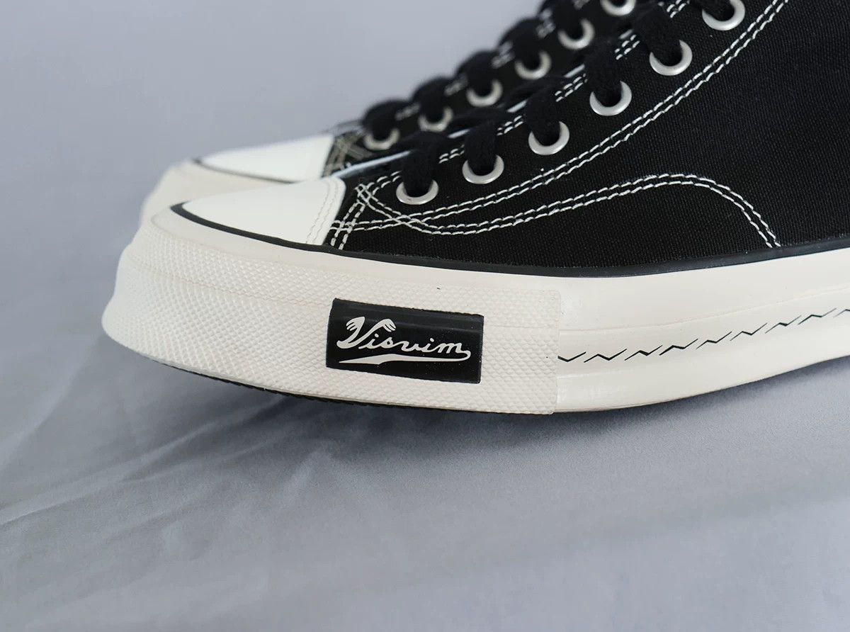 Visvim visvim skagway hi canvas sneakers black and white Size US 10.5 / EU 43-44 - 2 Thumbnail