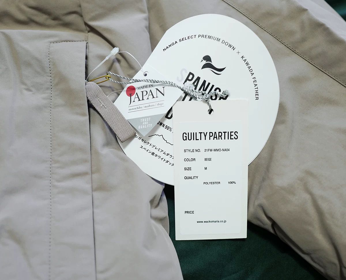 Wacko Maria nanga x wacko maria down jacket beige Size US M / EU 48-50 / 2 - 3 Thumbnail