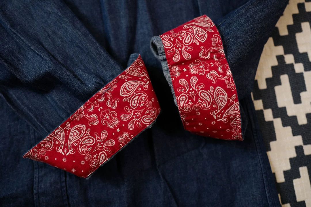 Sophnet. sophnet denim bandana button-up shirt Size US M / EU 48-50 / 2 - 4 Thumbnail