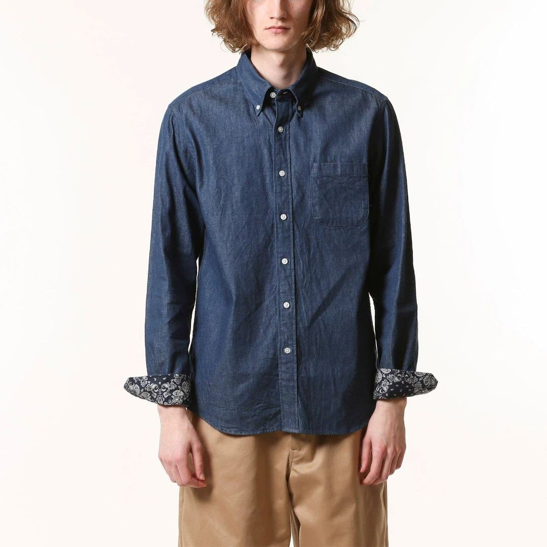 Sophnet. sophnet denim bandana button-up shirt Size US M / EU 48-50 / 2 - 6 Thumbnail