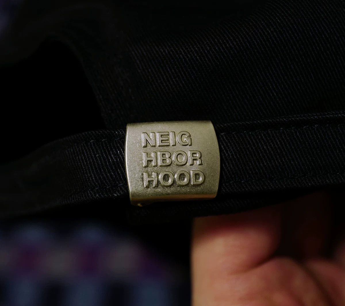 Neighborhood neighborhood dad cap in black color Size ONE SIZE - 3 Thumbnail