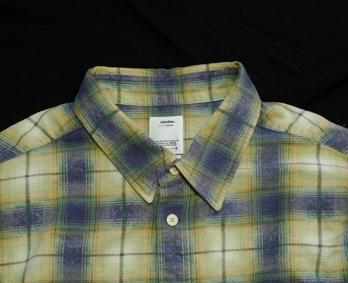 Visvim visvim pioneer khadi check long sleeve shirt Size US XXL / EU 58 / 5 - 5 Thumbnail