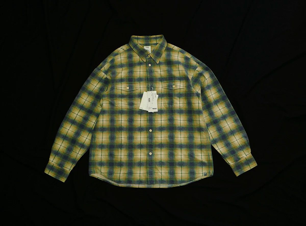 Visvim visvim pioneer khadi check long sleeve shirt Size US XXL / EU 58 / 5 - 2 Thumbnail