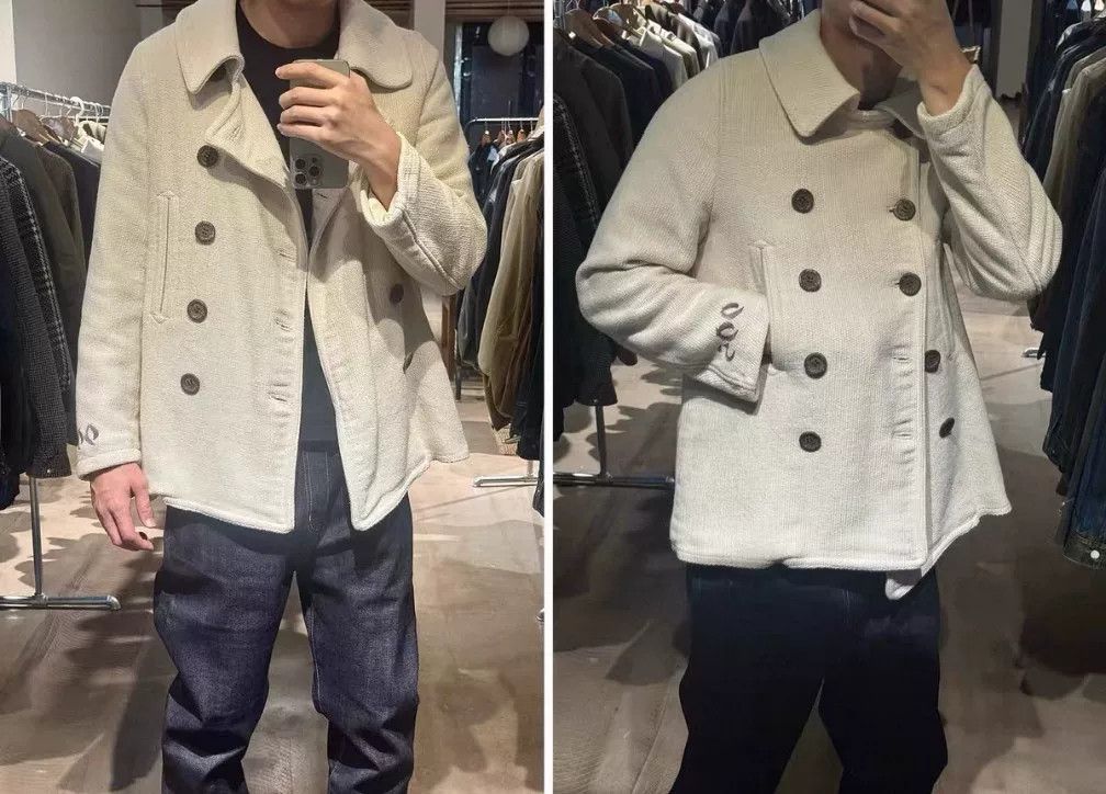 Visvim visvim lieutenant coat in ivory color Size US S / EU 44-46 / 1 - 7 Thumbnail