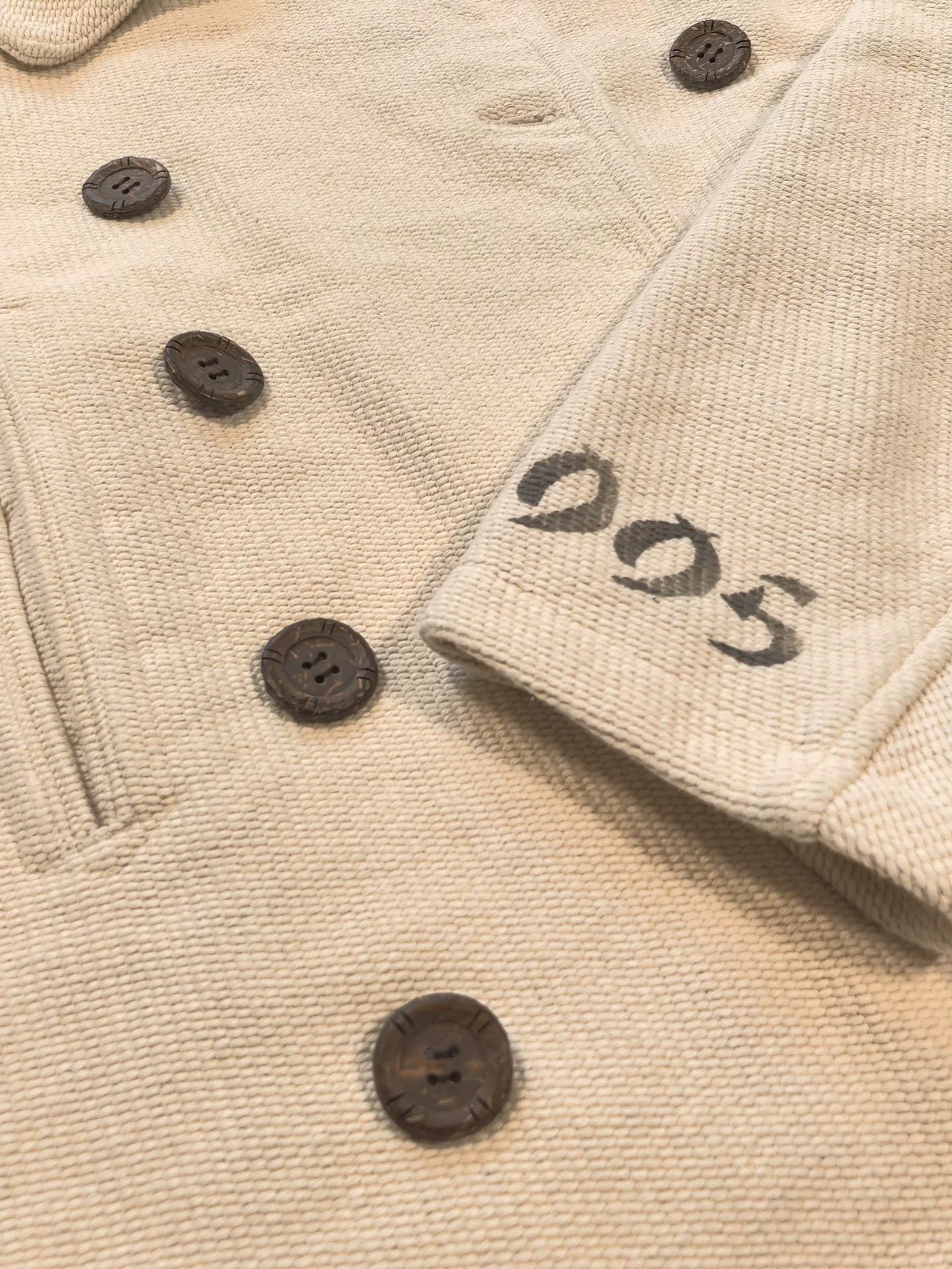 Visvim visvim lieutenant coat in ivory color Size US S / EU 44-46 / 1 - 2 Thumbnail