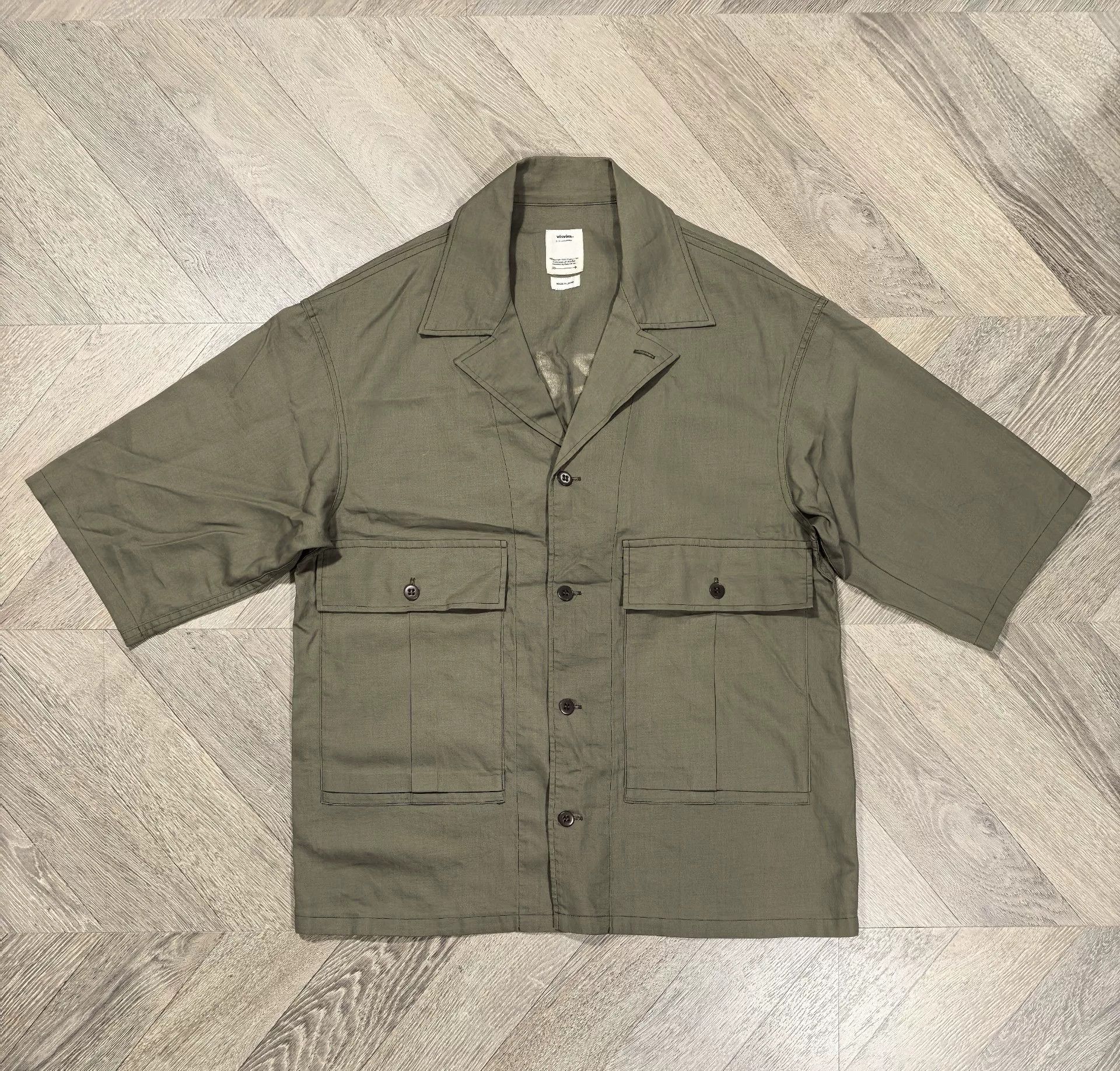 Visvim visvim military style short-sleeve shirt Size US M / EU 48-50 / 2 - 3 Thumbnail