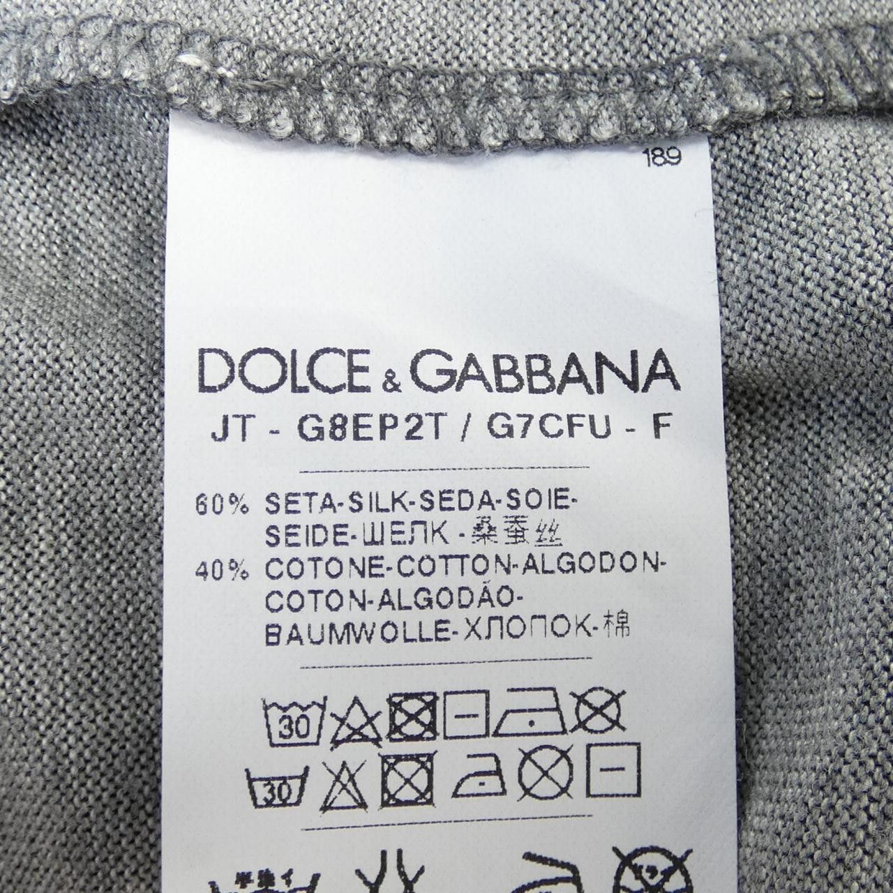 Dolce & Gabbana Dolce & Gabbana Dolce&Gabbana T-shirt Cotton T-Shirts G8EP2T/G7CFU DUTY FREE for USA Size ONE SIZE - 3 Thumbnail