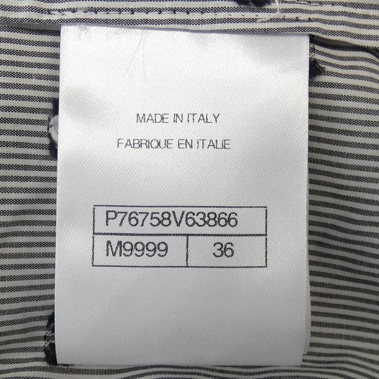 Chanel Chanel Chanel LOOK13 S/S Shirt Cotton Tops P76758V63866 DUTY FREE for USA Size ONE SIZE - 4 Thumbnail