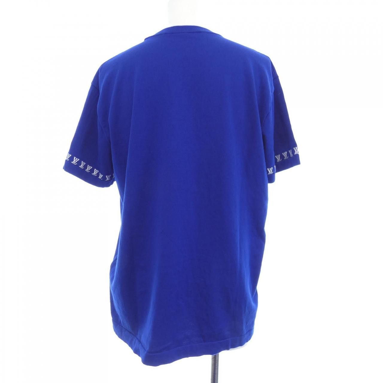 Louis Vuitton Louis Vuitton Louis Vuitton Signature Short Sleeve Cotton Knit Cotton Tops HRN47WZ34 DUTY FREE for USA Size ONE SIZE - 2 Thumbnail