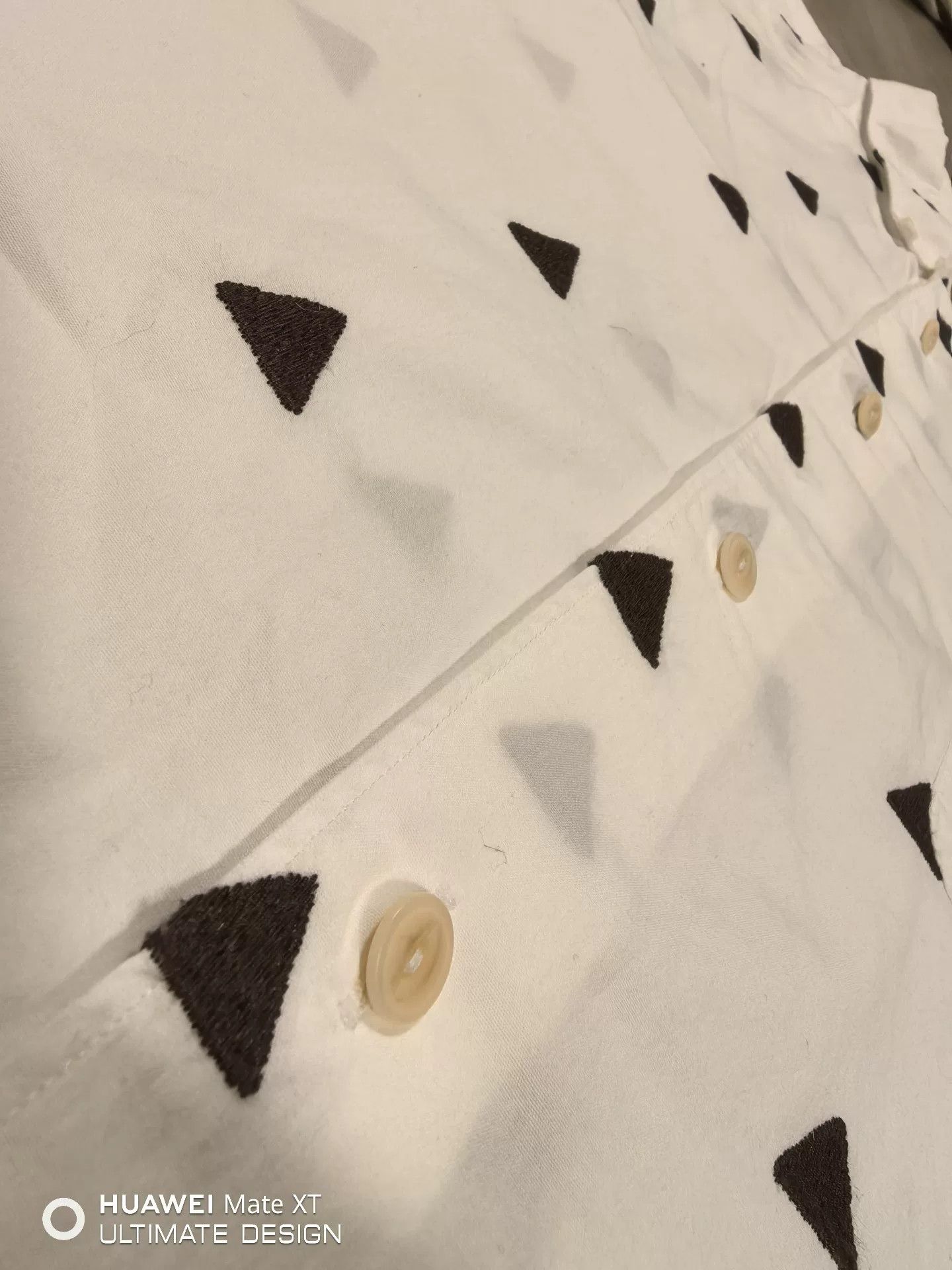 Visvim visvim lungta shirt with triangle embroidery Size US M / EU 48-50 / 2 - 2 Thumbnail