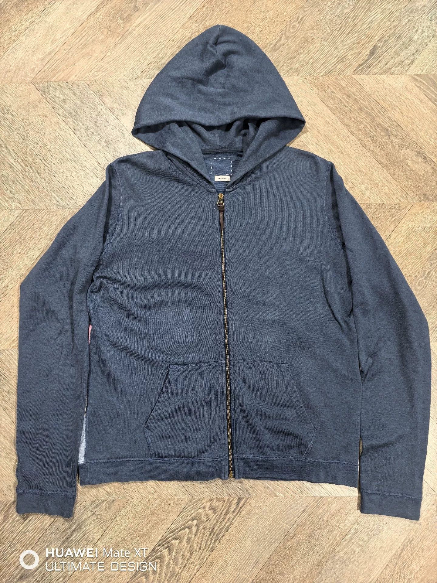 Visvim visvim spot flag zip hoodie in navy Size US M / EU 48-50 / 2 - 3 Thumbnail