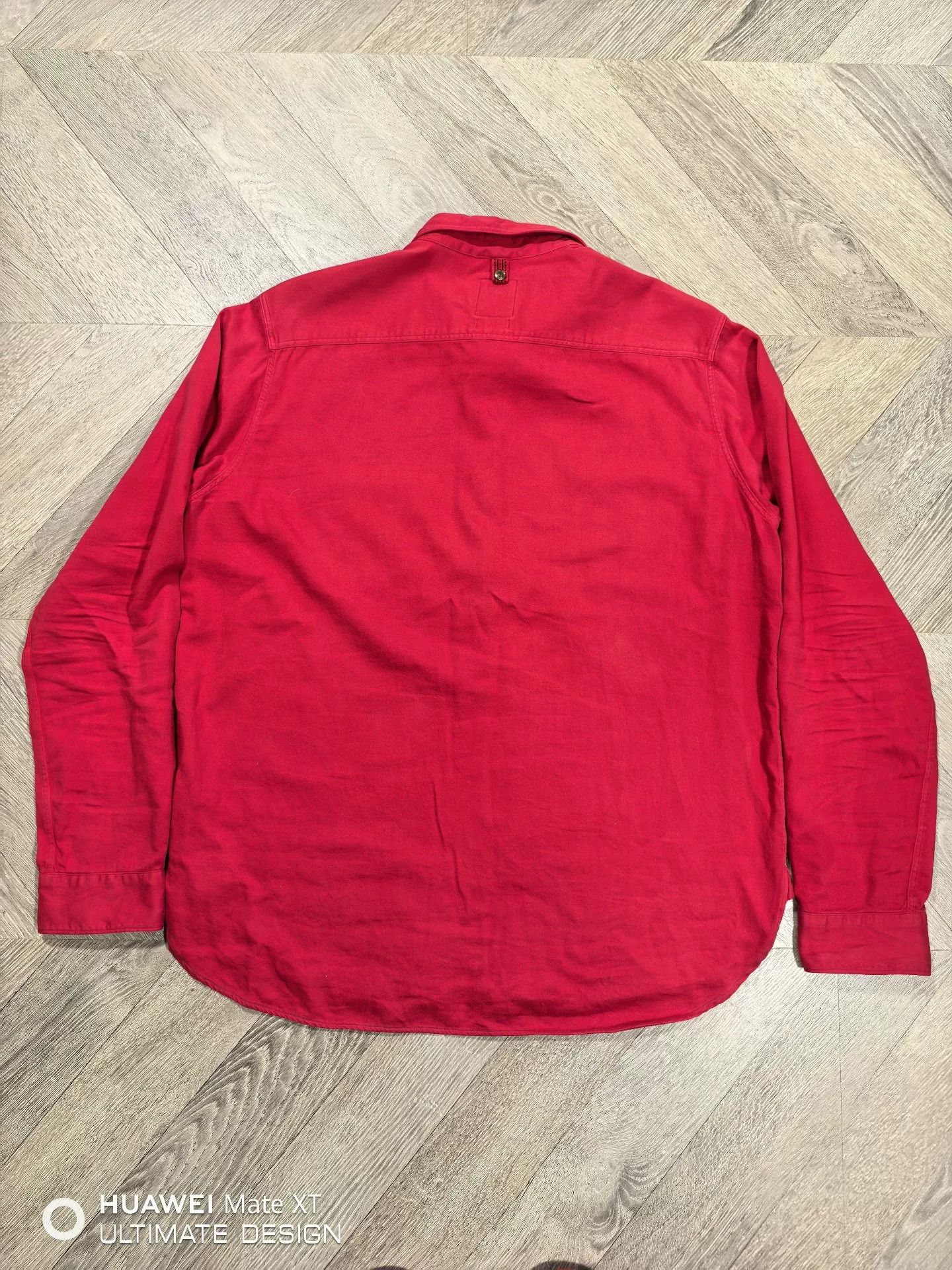Visvim visvim red long sleeve baseball shirt Size US M / EU 48-50 / 2 - 3 Thumbnail