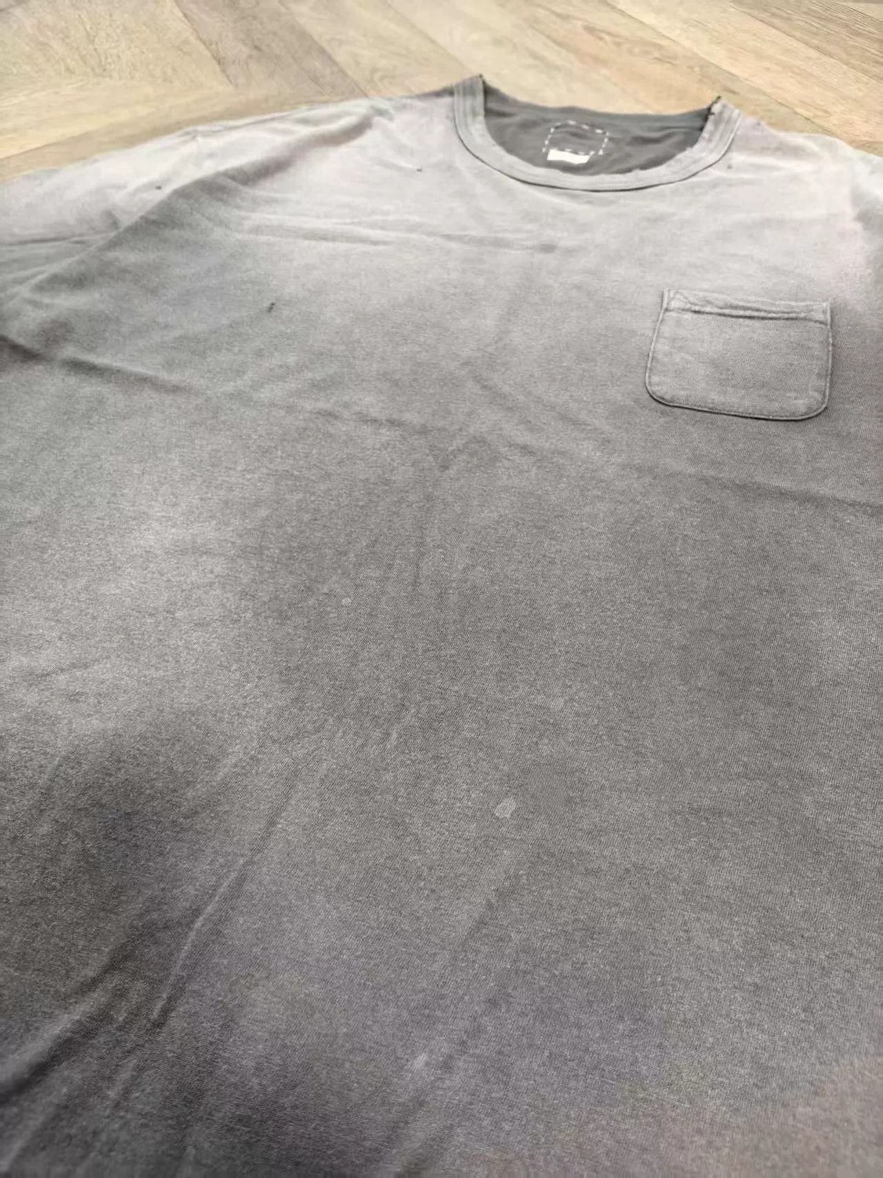 Visvim visvim jumbo tee in washed charcoal gray Size US XXL / EU 58 / 5 - 2 Thumbnail