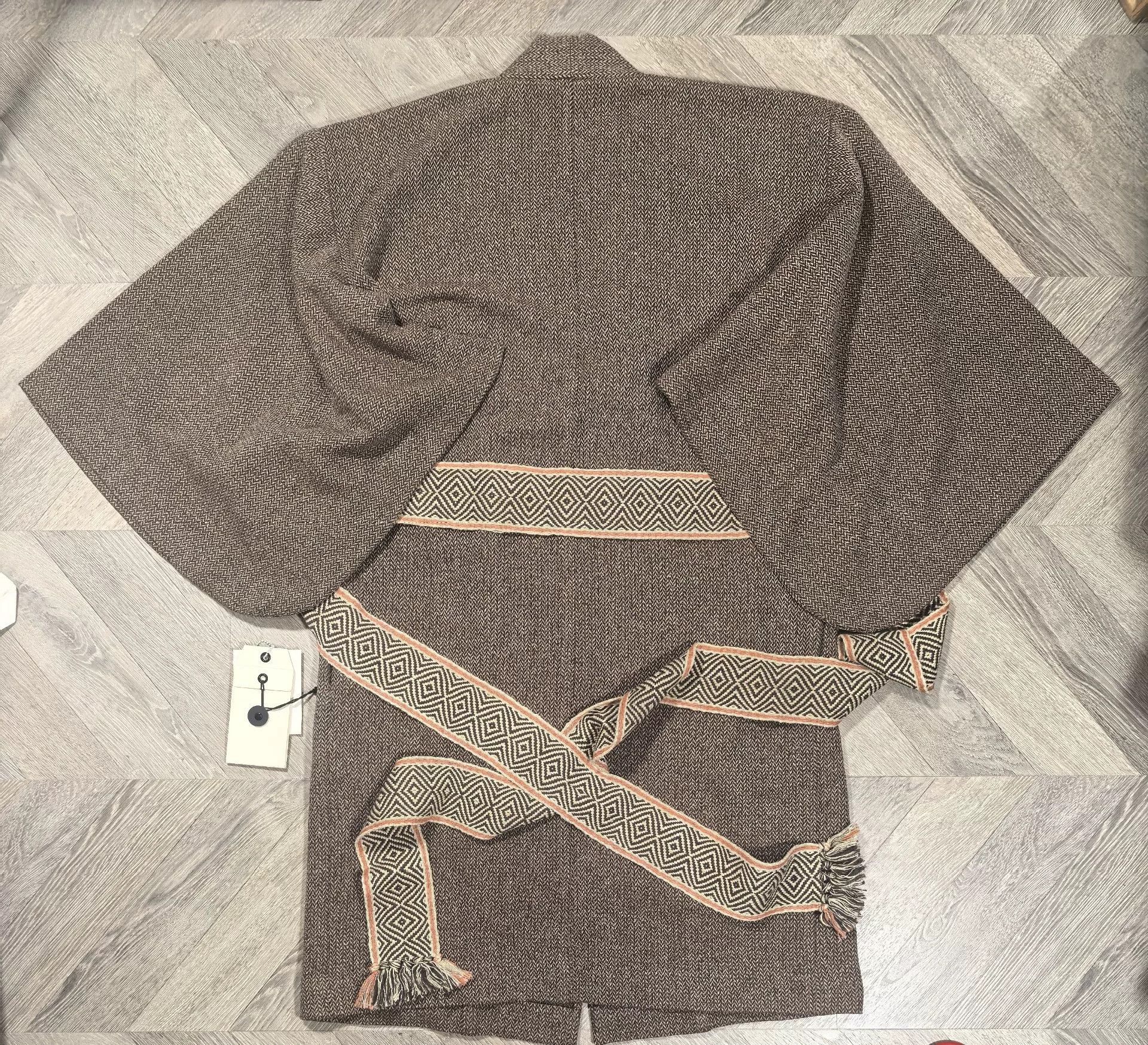 Visvim Visvim Yukata Coat Herringbone Silk Wool Blend Size US M / EU 48-50 / 2 - 3 Thumbnail