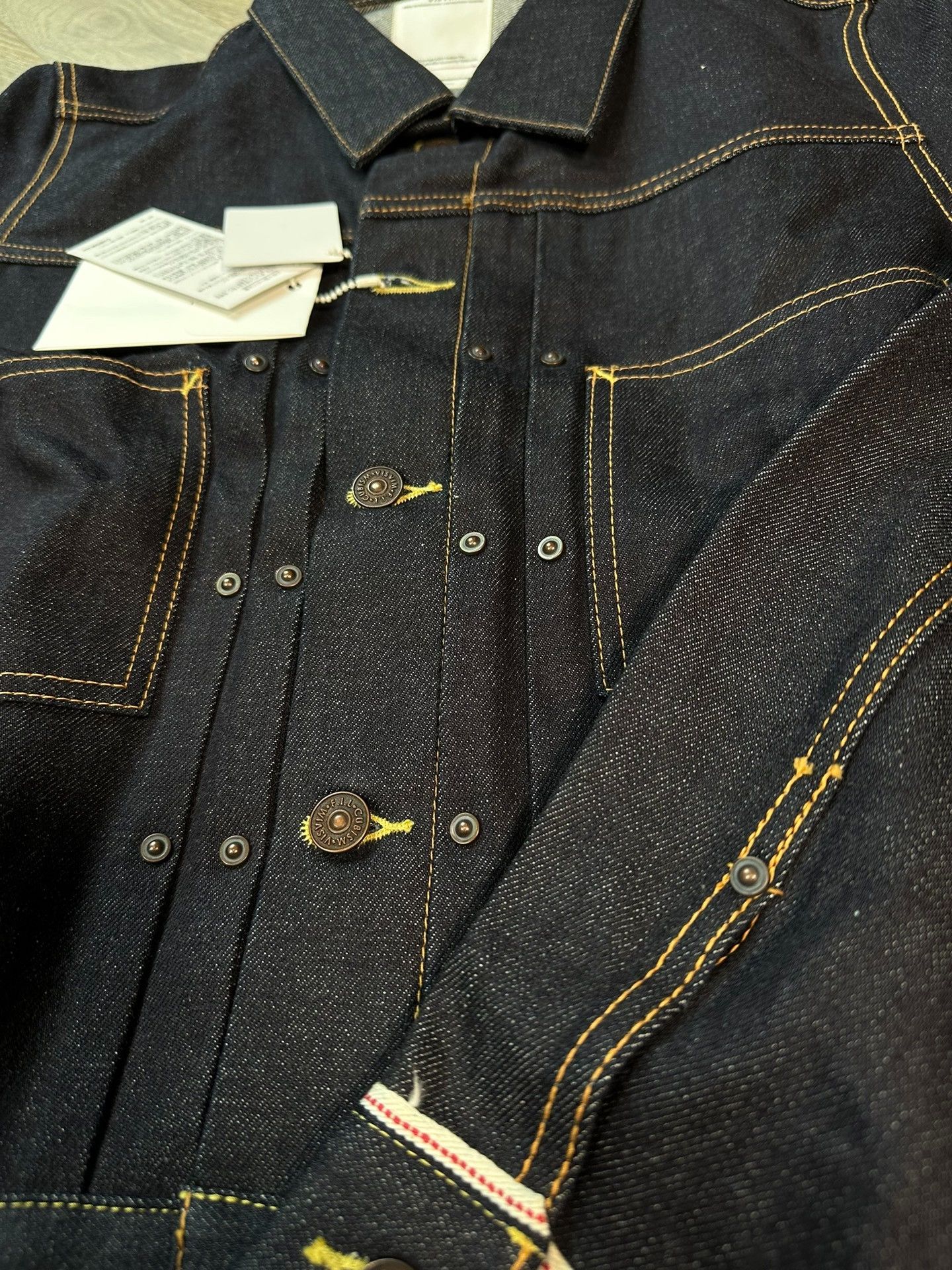 Visvim visvim shorty chore jacket unwashed denim Size US M / EU 48-50 / 2 - 2 Thumbnail