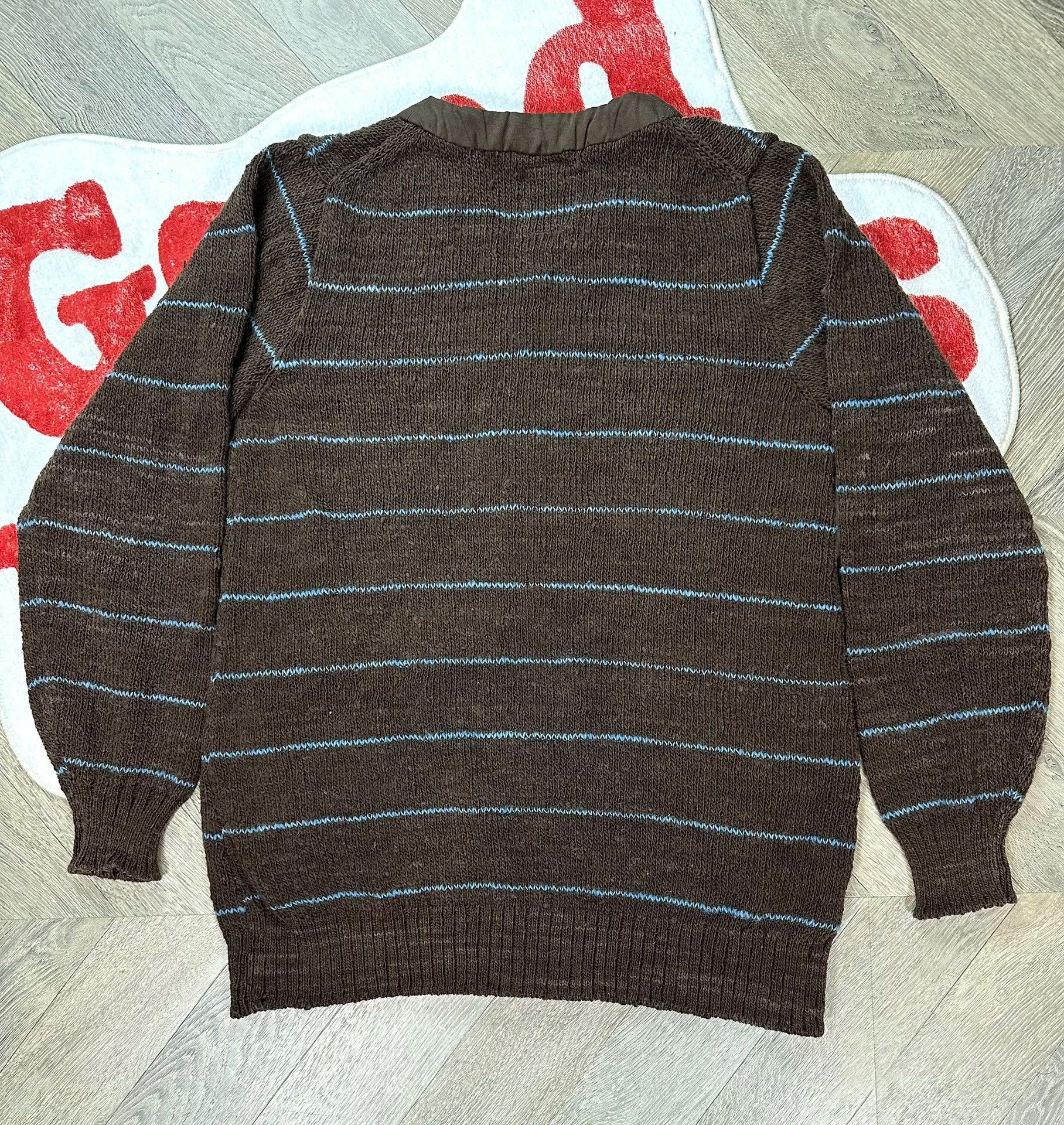 Visvim visvim selmer long cardigan with blue stripes Size US M / EU 48-50 / 2 - 4 Thumbnail