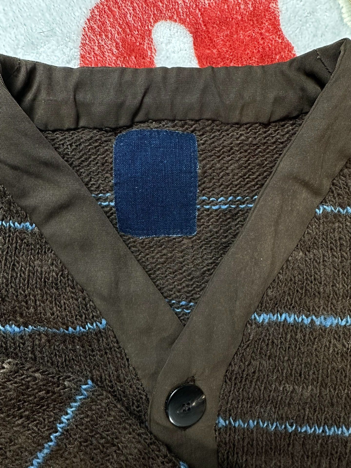 Visvim visvim selmer long cardigan with blue stripes Size US M / EU 48-50 / 2 - 3 Thumbnail