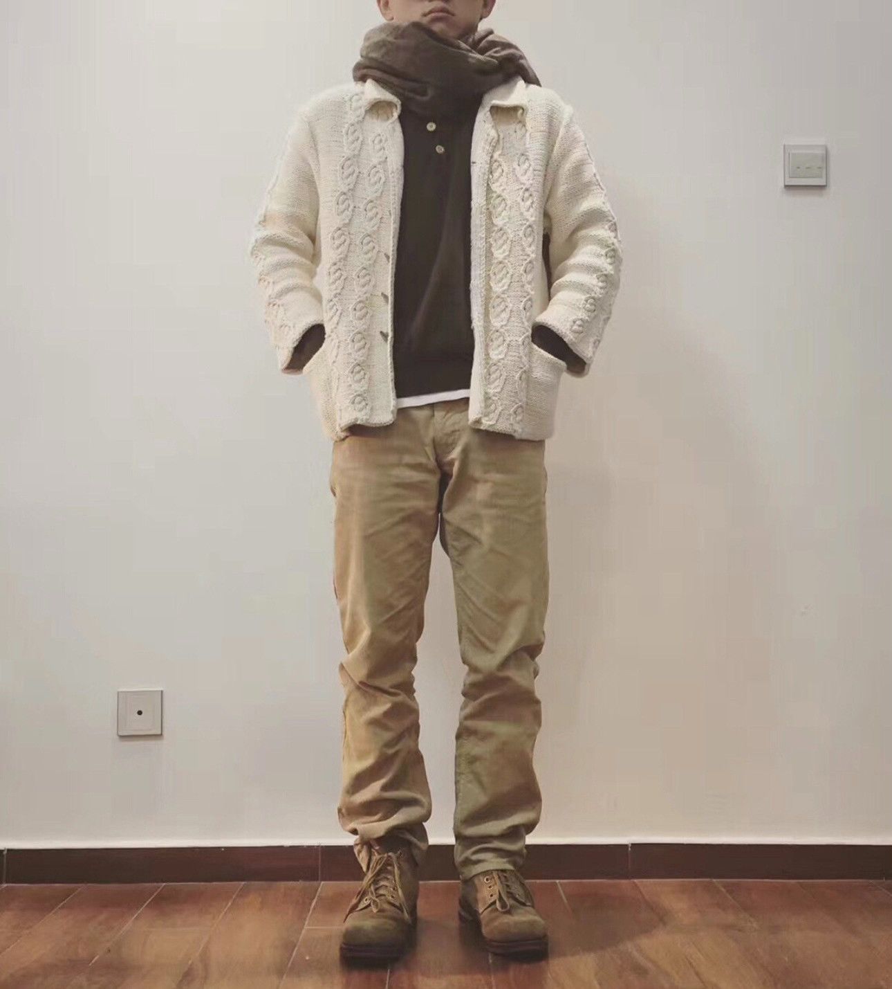 Visvim visvim highland knit bucky coverall ivory Size US M / EU 48-50 / 2 - 6 Thumbnail