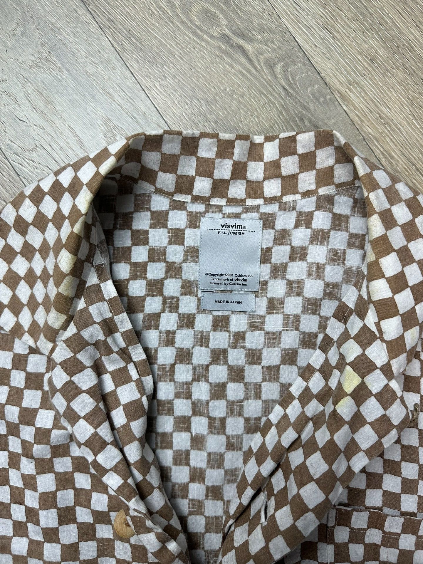 Visvim visvim duke checkerboard short sleeve shirt Size US S / EU 44-46 / 1 - 9 Thumbnail