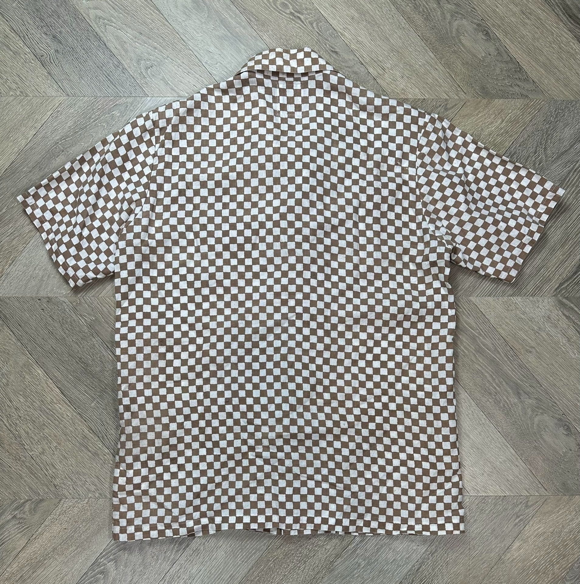 Visvim visvim duke checkerboard short sleeve shirt Size US S / EU 44-46 / 1 - 3 Thumbnail