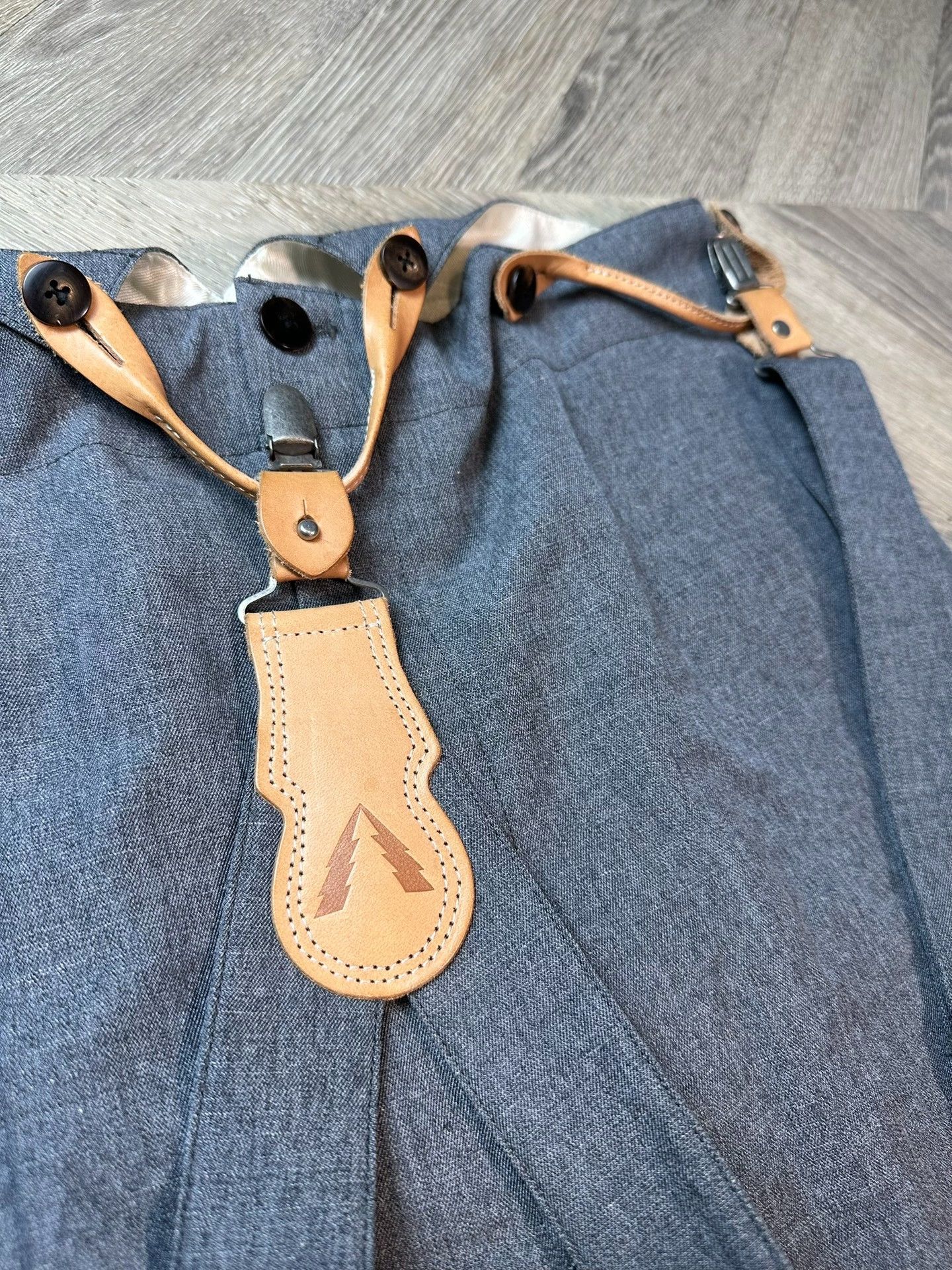 Visvim visvim anton suspender pants in gray Size US 30 / EU 46 - 2 Thumbnail