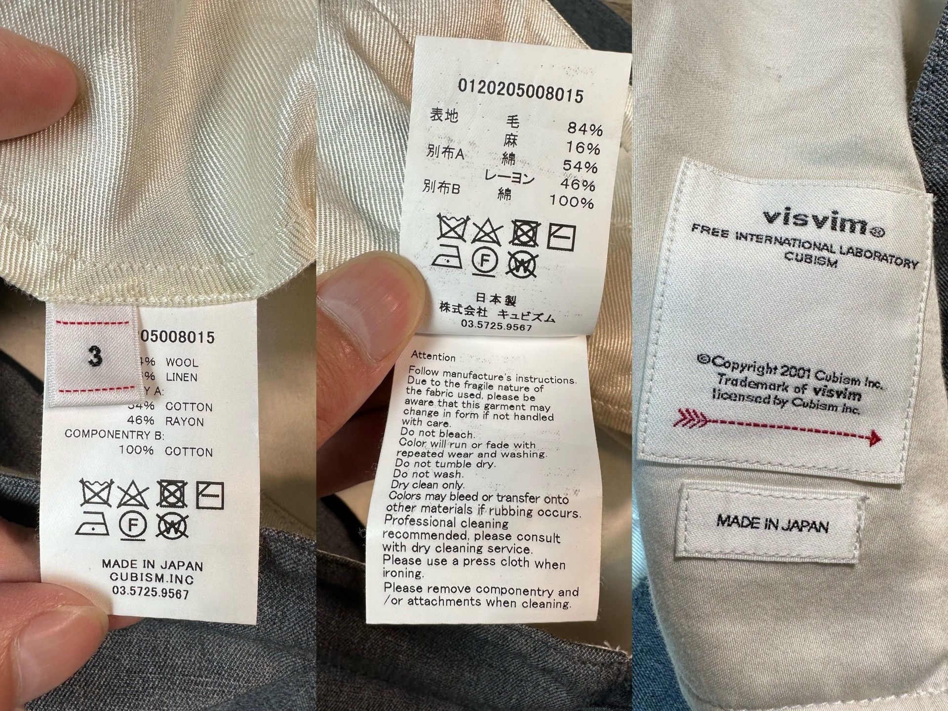 Visvim visvim anton suspender pants in gray Size US 30 / EU 46 - 6 Thumbnail