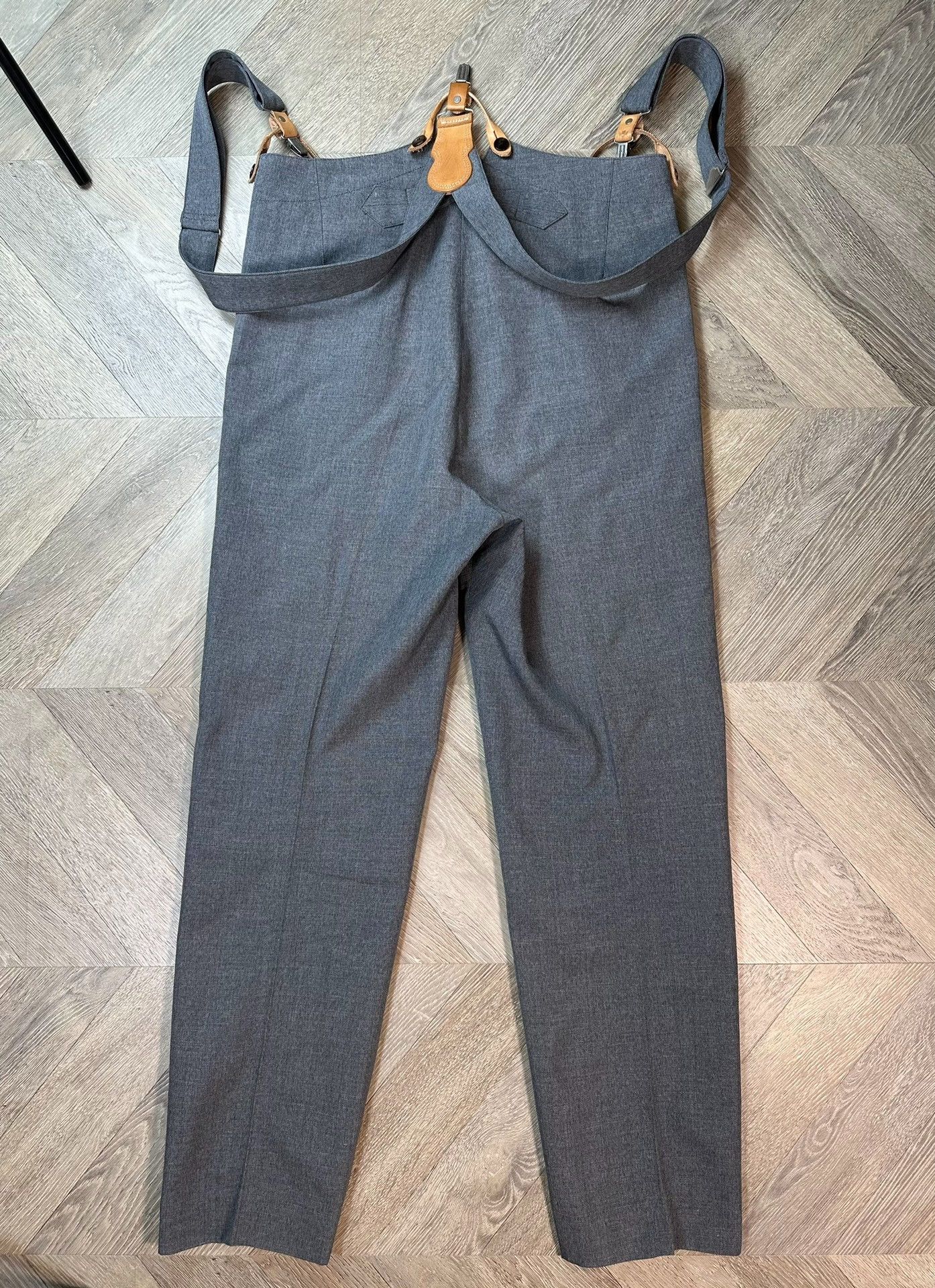 Visvim visvim anton suspender pants in gray Size US 30 / EU 46 - 3 Thumbnail