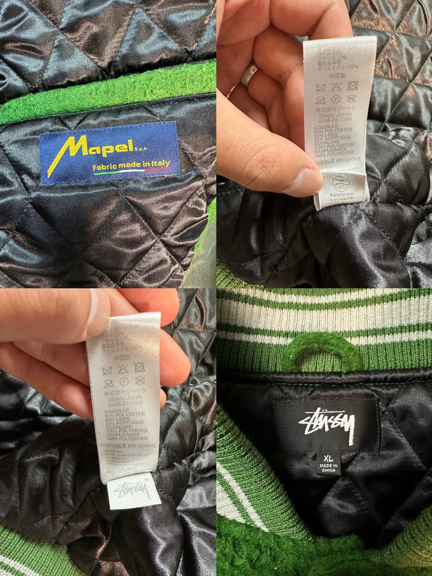 Stussy stussy fw22 casentino wool varsity jacket Size US XL / EU 56 / 4 - 5 Thumbnail