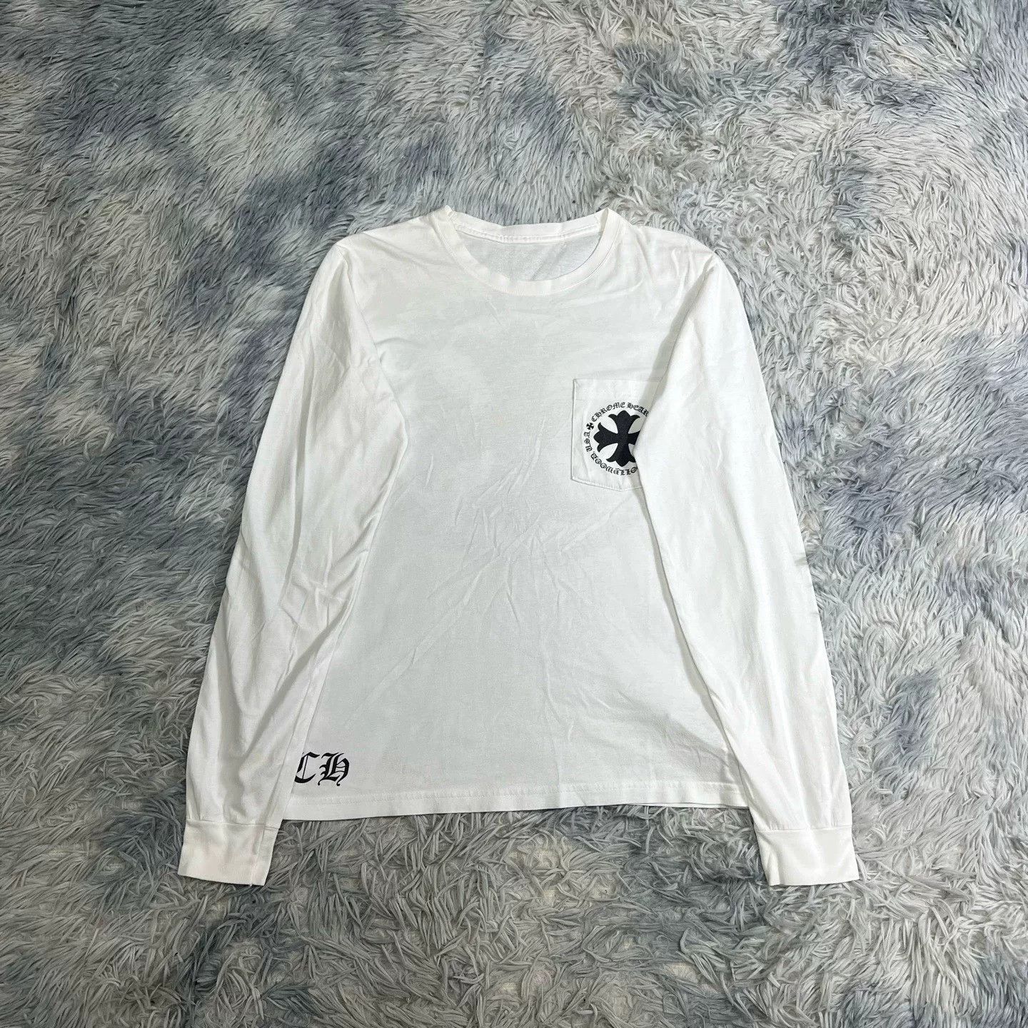 Chrome Hearts Chrome Hearts White Long Sleeve Shirt Size US S / EU 44-46 / 1 - 2 Thumbnail