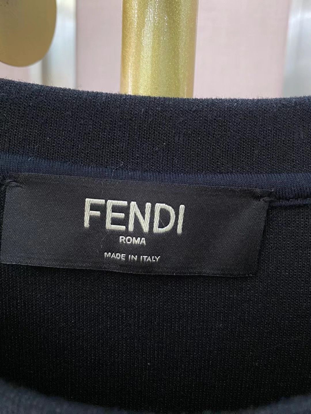 Fendi Fendi Black Sweatshirt Size L Size US L / EU 52-54 / 3 - 2 Thumbnail