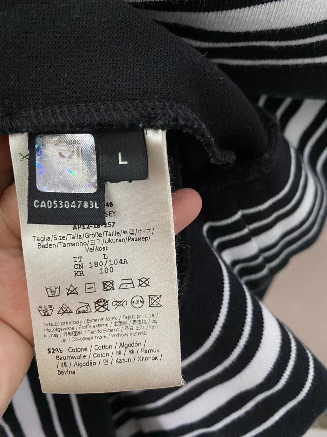 Fendi Fendi Black Sweatshirt Size L Size US L / EU 52-54 / 3 - 4 Thumbnail