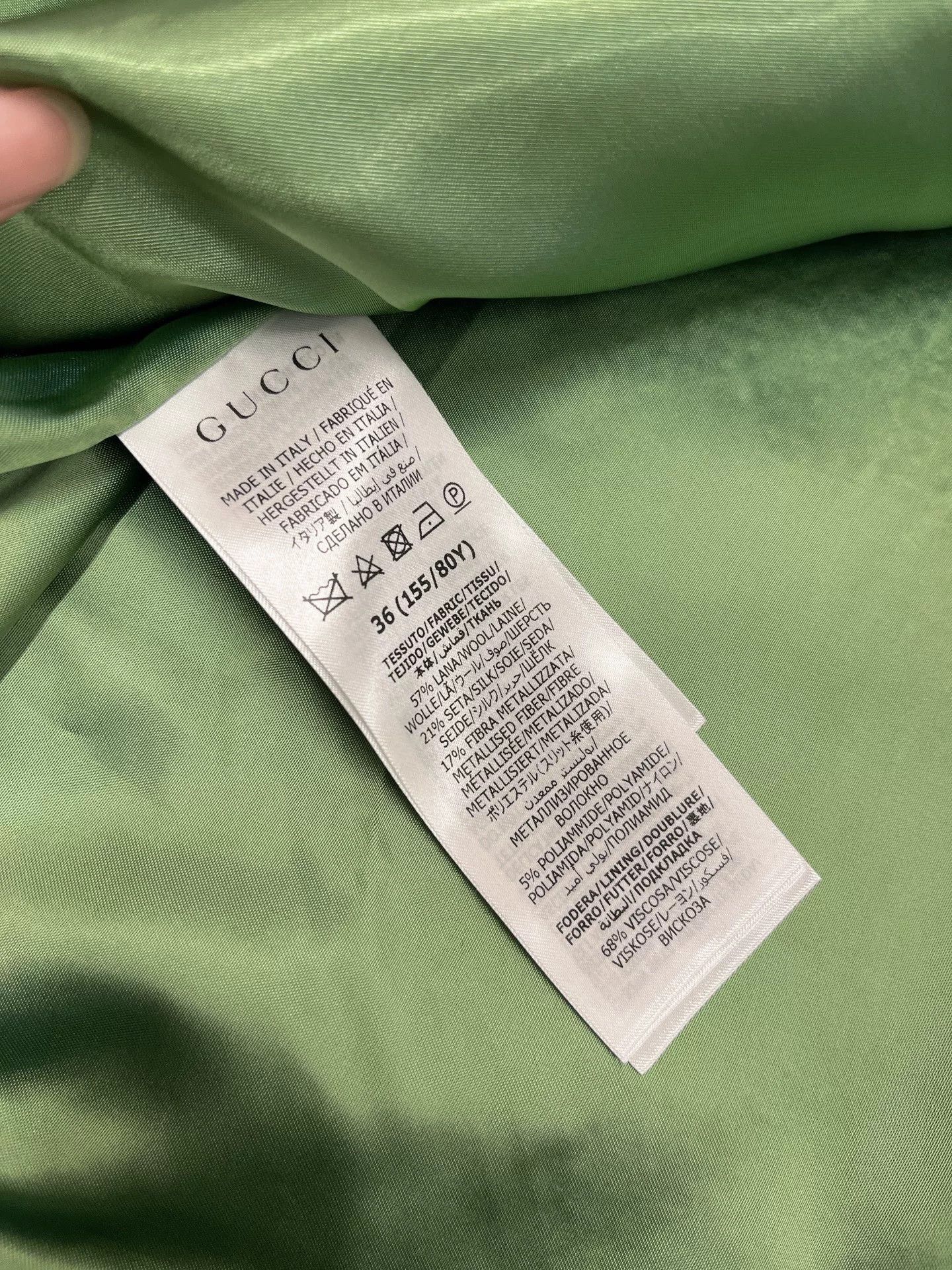 Gucci Gucci Green Sequined Sleeveless Vest Size US S / EU 44-46 / 1 - 3 Thumbnail