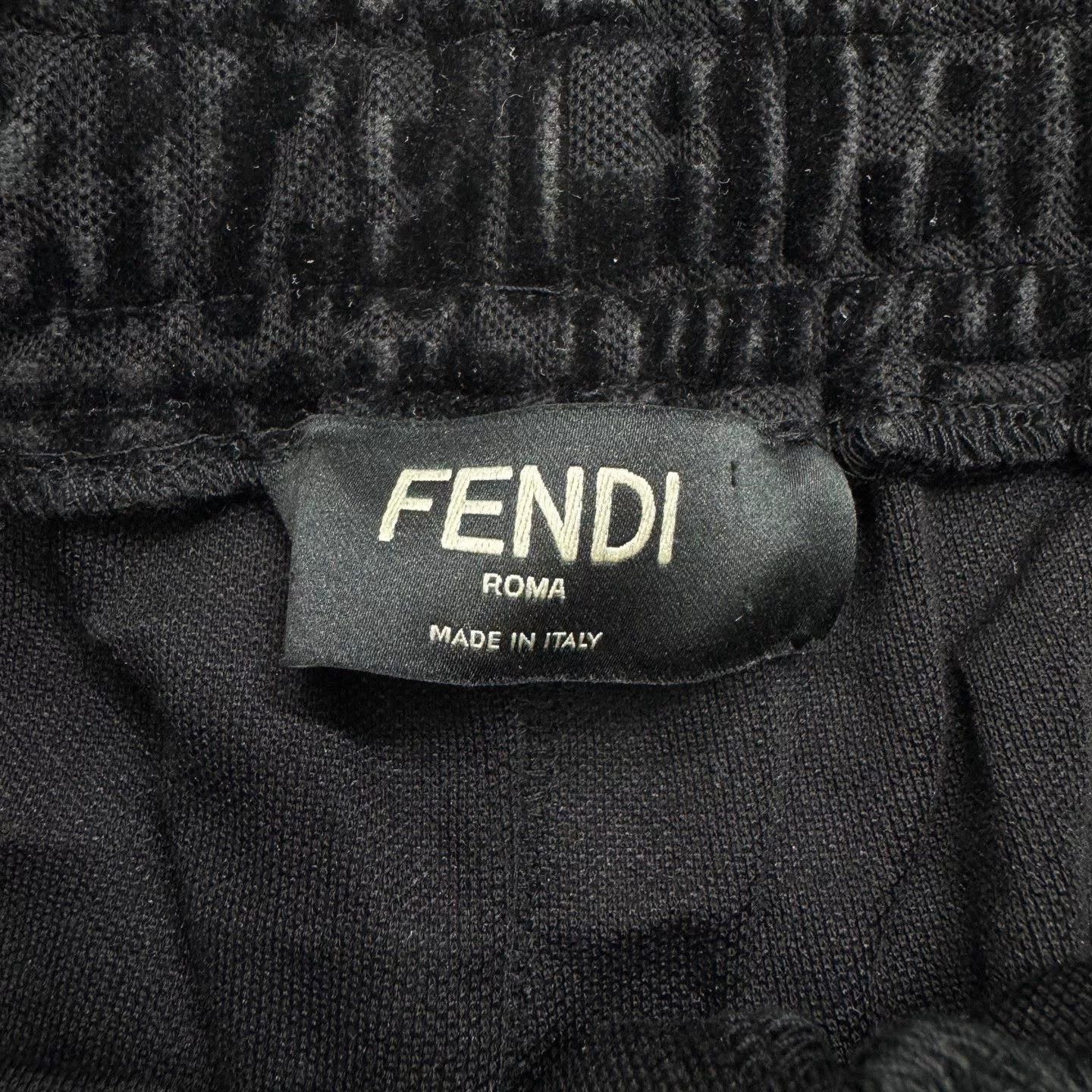 Fendi Fendi Double F Flocked Shorts Size US 33 - 4 Thumbnail