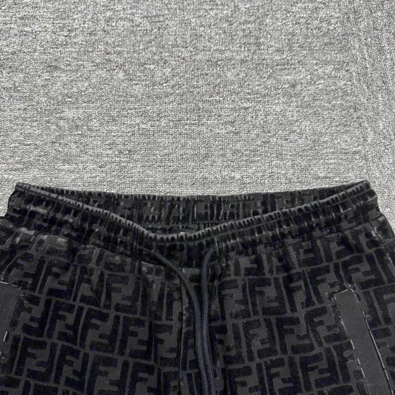 Fendi Fendi Double F Flocked Shorts Size US 33 - 3 Thumbnail