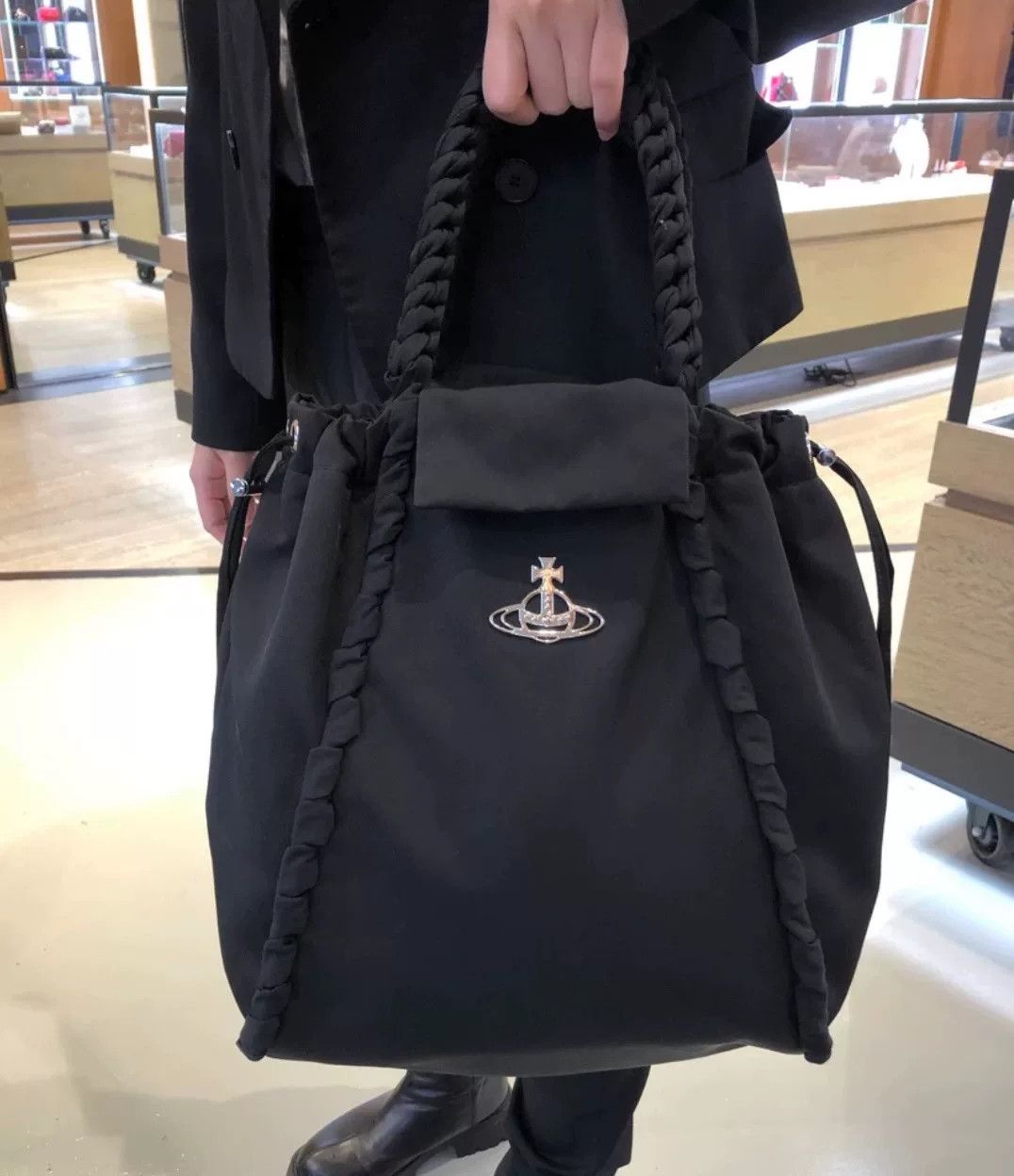 Vivienne Westwood Vivienne Westwood Women's Nylon Handbag Size ONE SIZE - 6 Thumbnail