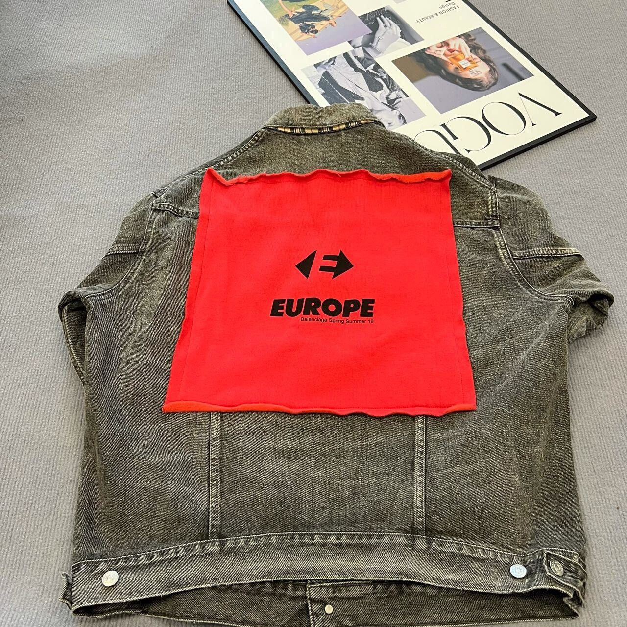 Balenciaga Balenciaga 2021 Black Denim Jacket Size US XL / EU 56 / 4 - 4 Thumbnail