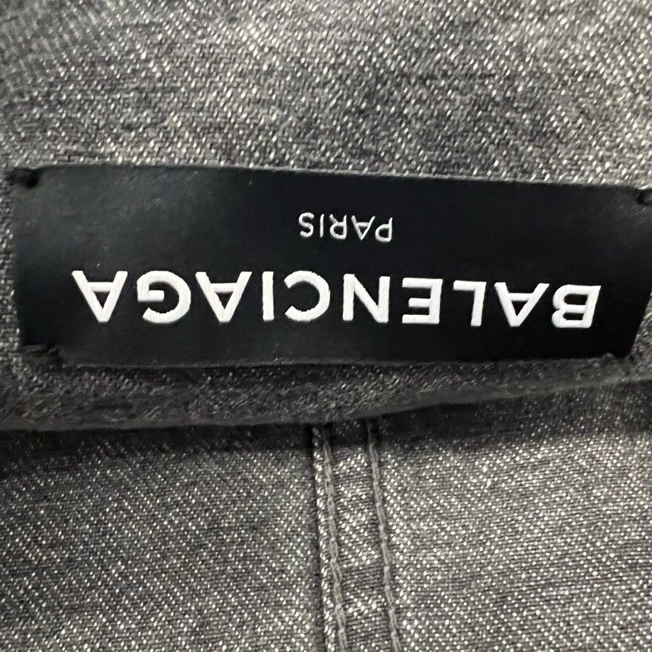 Balenciaga Balenciaga 2021 Black Denim Jacket Size US XL / EU 56 / 4 - 2 Thumbnail