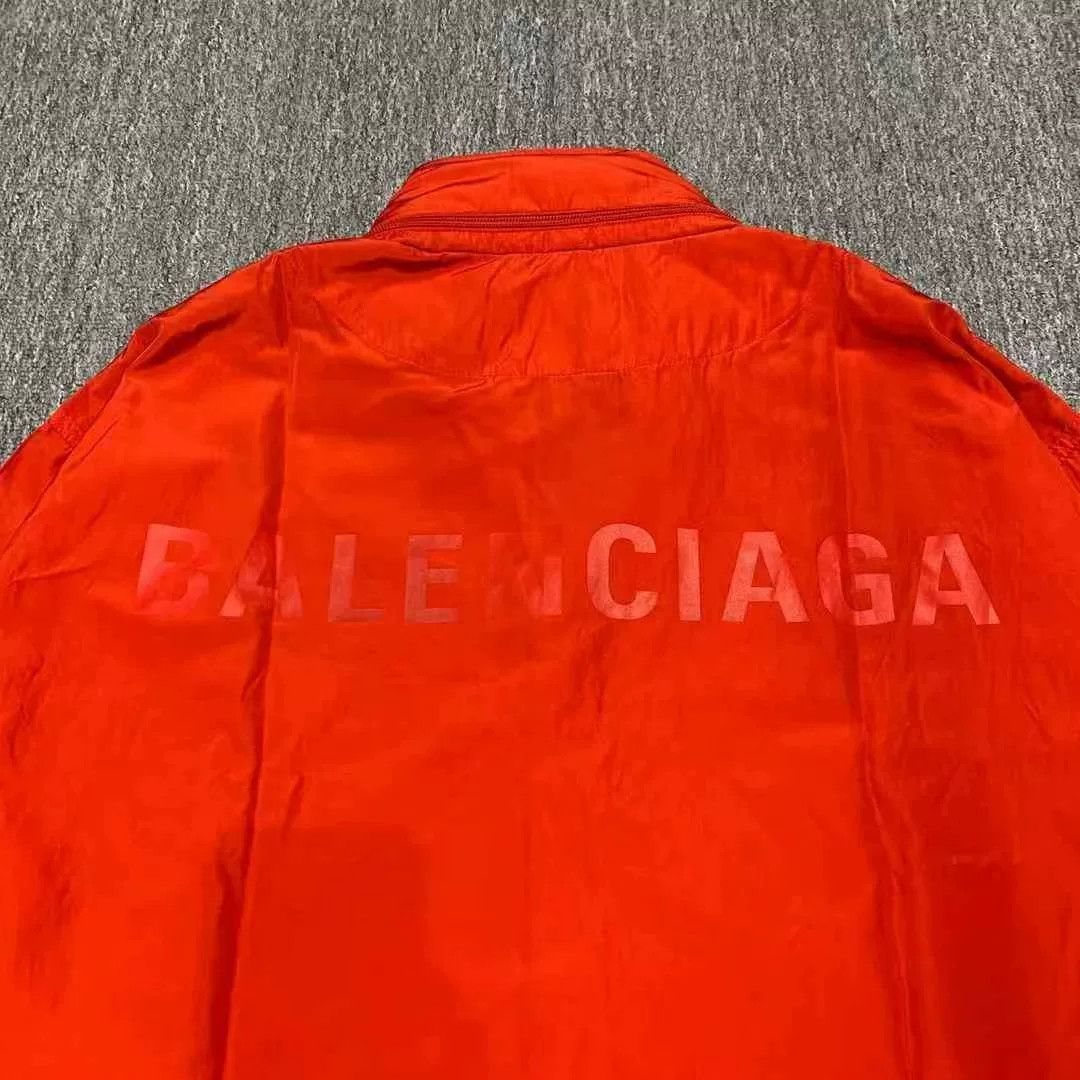 Balenciaga Balenciaga Red Embroidered Logo Jacket Size US M / EU 48-50 / 2 - 6 Thumbnail