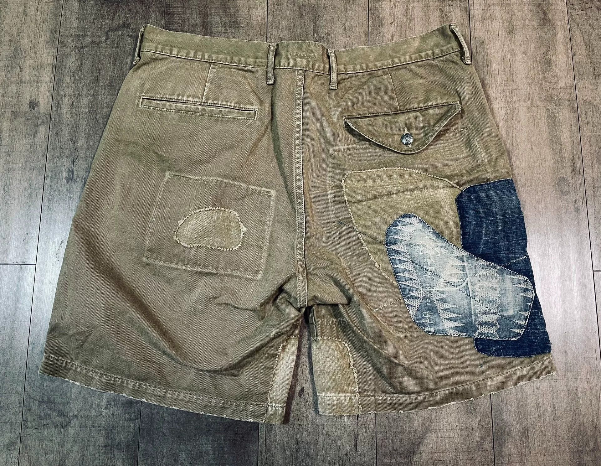 Kapital Kapital Vintage Patchwork Casual Shorts Size US 34 / EU 50 - 7 Thumbnail