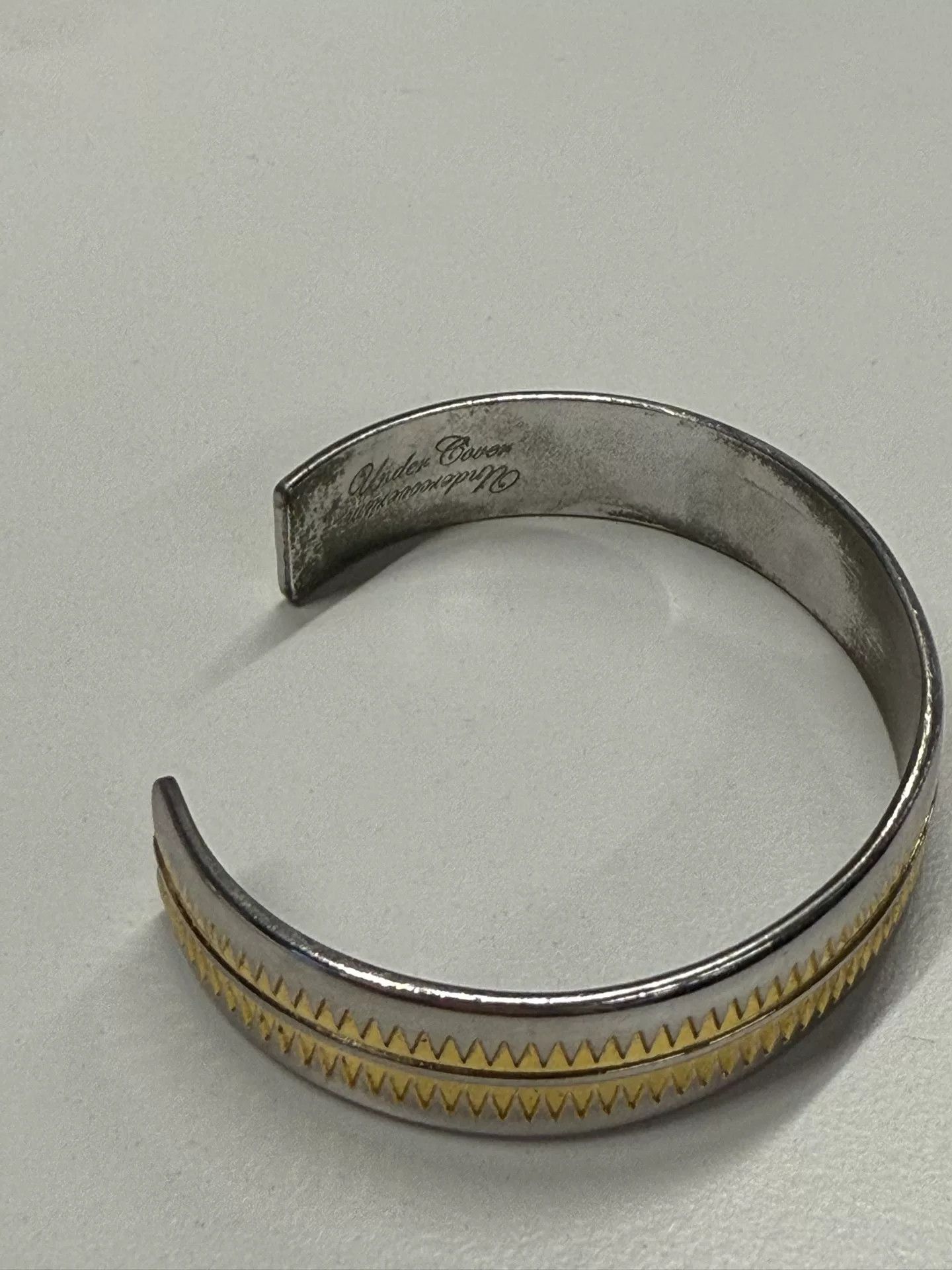 Undercover Undercover Wide Gold Silver Cuff Size ONE SIZE - 3 Thumbnail