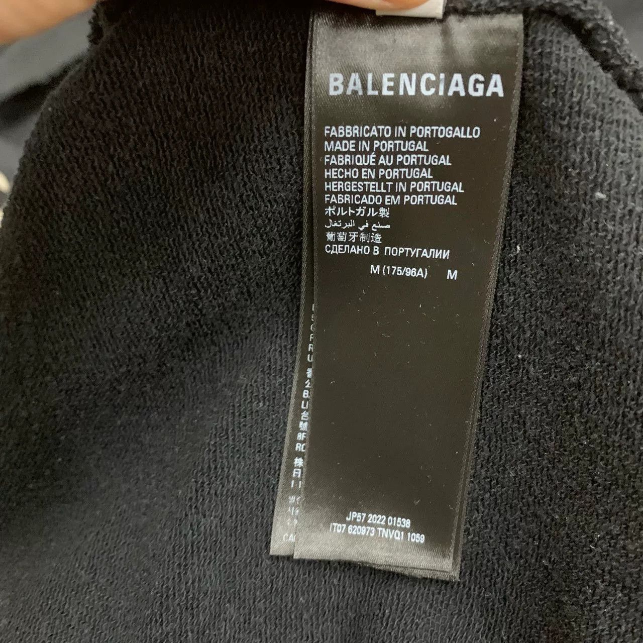 Balenciaga Balenciaga Black Graffiti Hoodie Sweatshirt Size US M / EU 48-50 / 2 - 6 Thumbnail