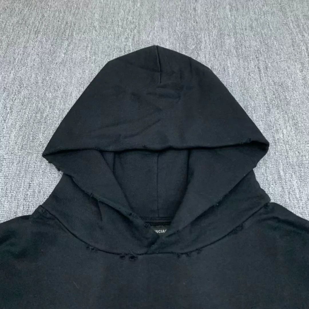 Balenciaga Balenciaga Black Graffiti Hoodie Sweatshirt Size US M / EU 48-50 / 2 - 4 Thumbnail