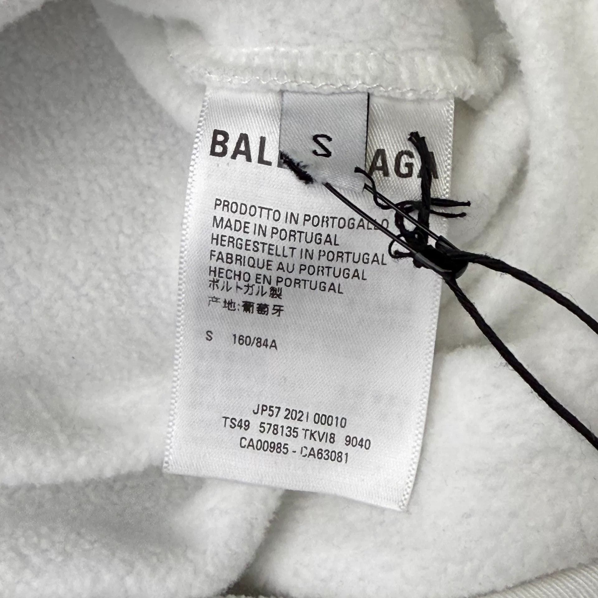 Balenciaga Balenciaga Mosaic Logo Drawstring Hoodie Size US S / EU 44-46 / 1 - 4 Thumbnail