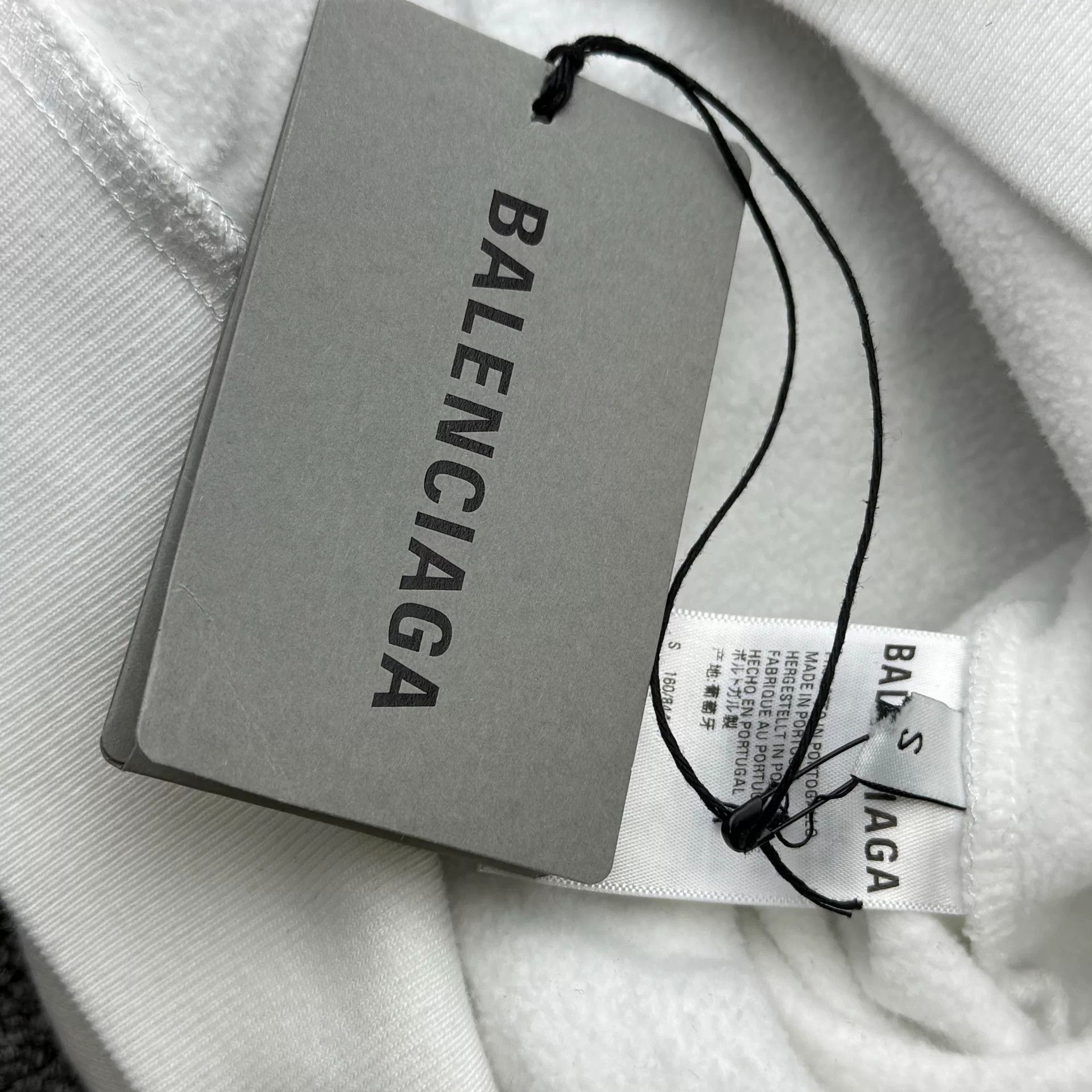 Balenciaga Balenciaga Mosaic Logo Drawstring Hoodie Size US S / EU 44-46 / 1 - 5 Thumbnail