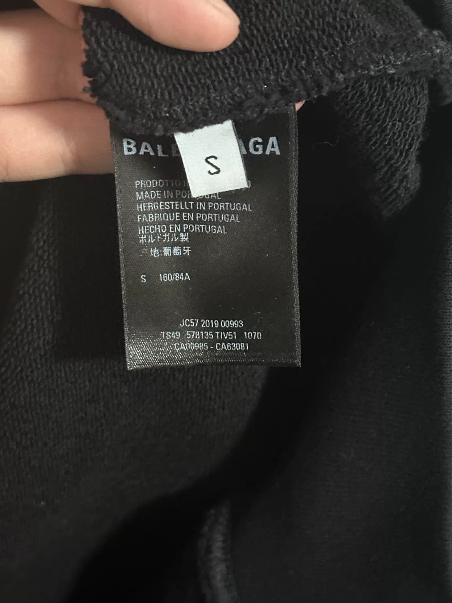 Balenciaga Balenciaga Email Logo Long Sleeve Hoodie Size US S / EU 44-46 / 1 - 3 Thumbnail